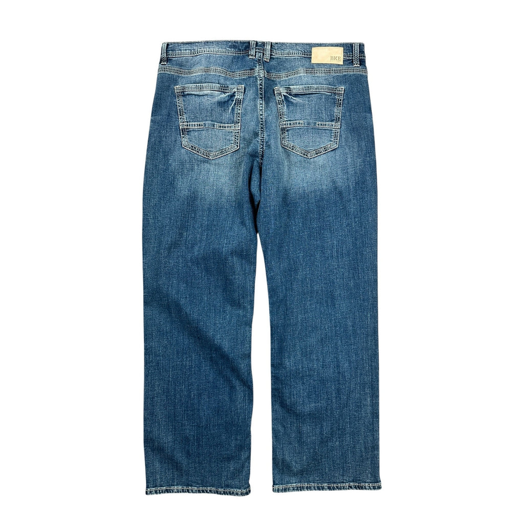 BKE Seth Straight Stretch Jean in Blue — Size 40x32