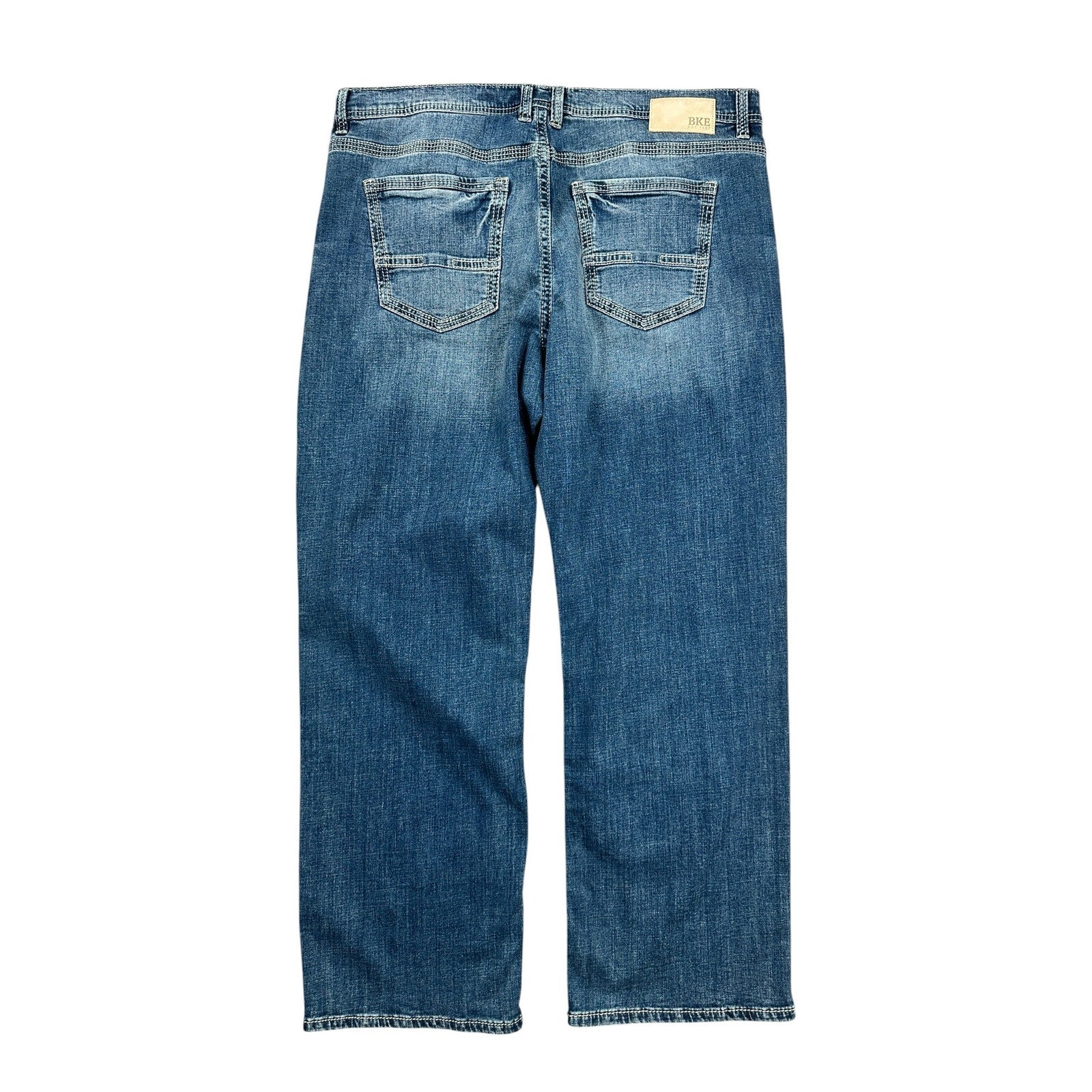 BKE Seth Straight Stretch Jean in Blue — Size 40x32