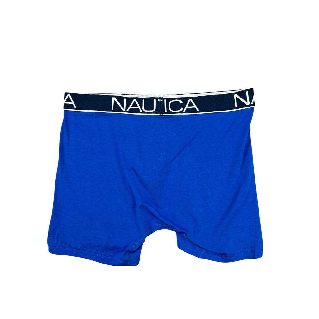 Nautica Lux 5-Inch Inseam Soft Stretch Modal Boxer Briefs 3-Pack — Size Small
