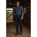 Wrangler Cowboy Cut 936 Slim Fit Black Heavyweight Denim Jeans — 30x38