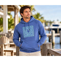 Psycho Bunny Gio Embroidered Pullover Hoodie — Size Medium
