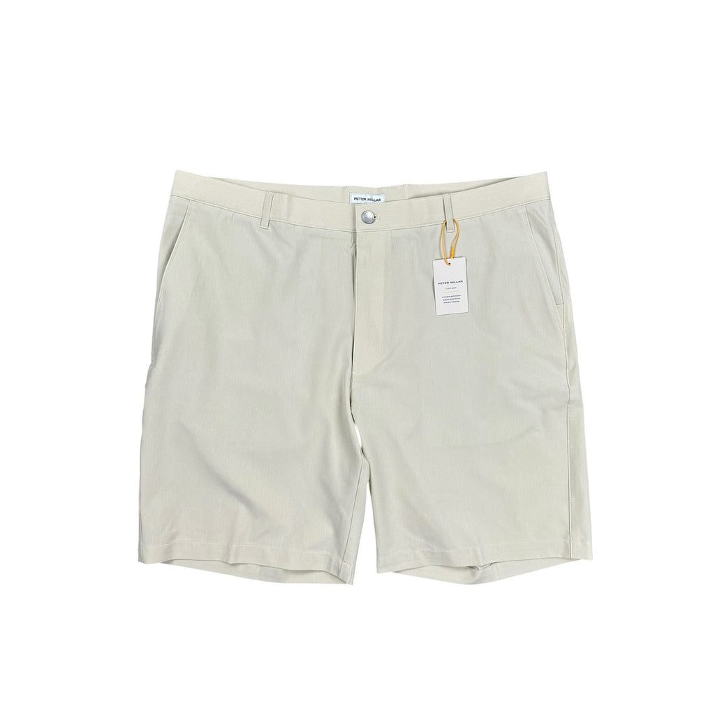 Peter Millar Shackleford Classic Fit Performance Hybrid Short in Sand — Size 40