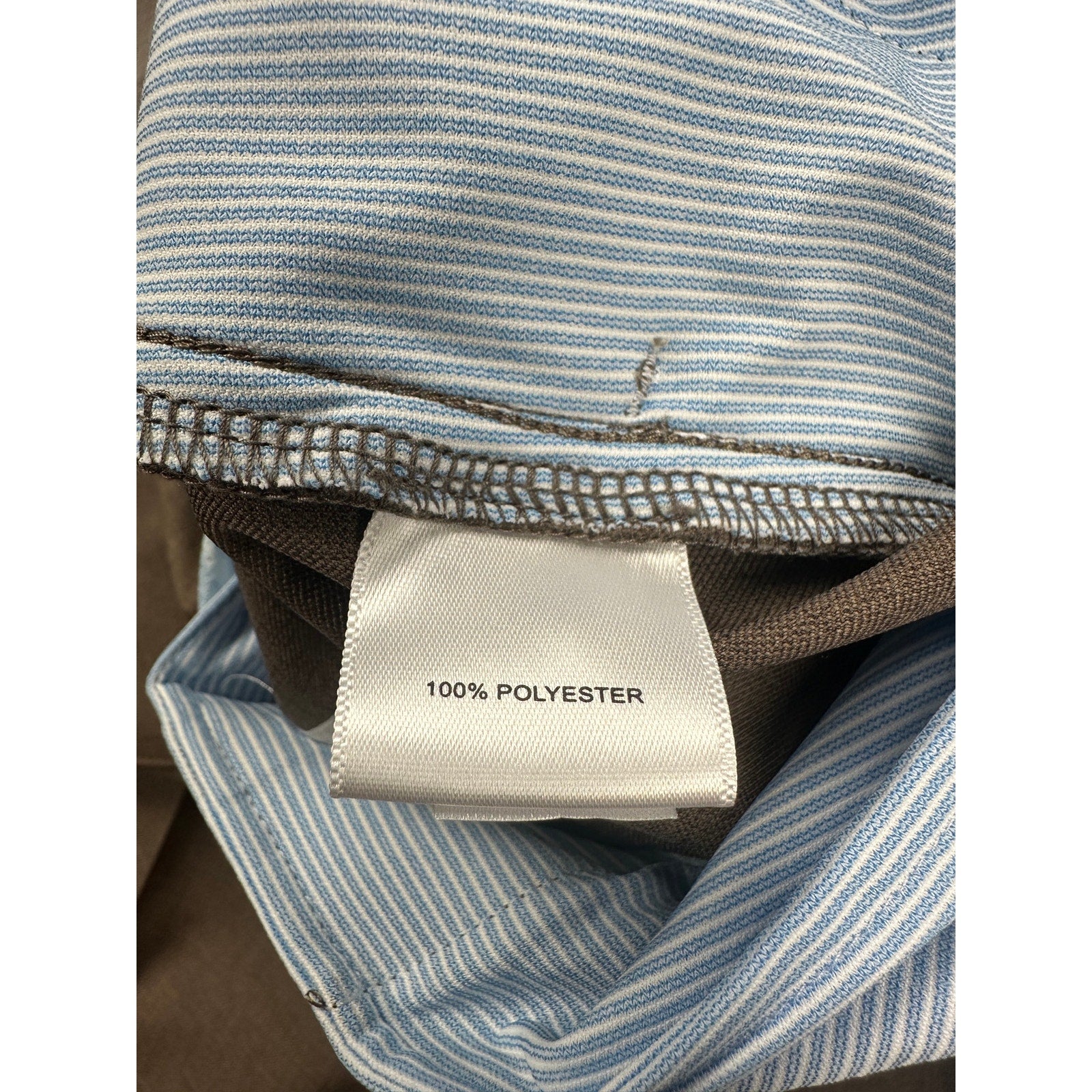 Peter Millar Franklin Performance Trouser Dress Pants in Tweed Beige — Size 35x34 // Preowned