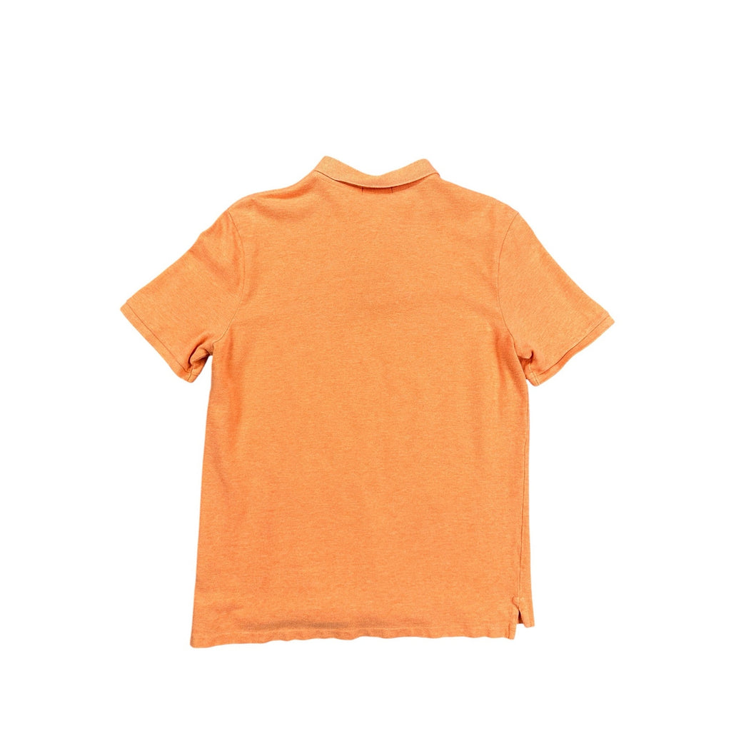 Polo Ralph Lauren Classic Fit Mesh Knit Polo in Bright Orange — Size Medium // Preowned