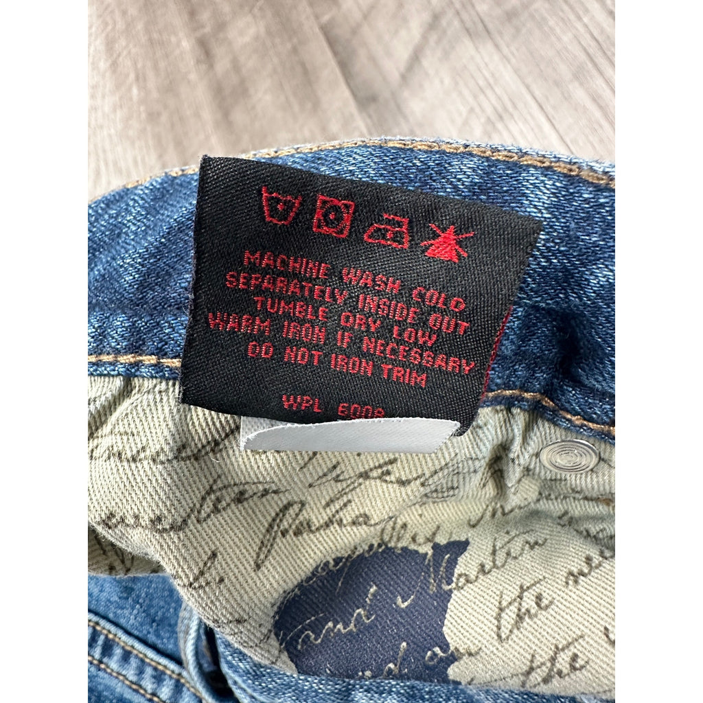 Rock & Roll Denim Vintage '46 Double Barrel Relaxed Bootcut Jean in Medium Wash — 30x36 // Preowned