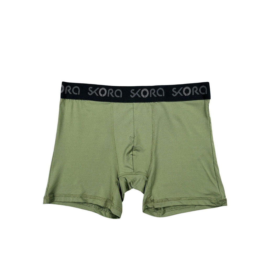 Skora Run Real Performance Mesh 6-Inch Boxer Briefs 5-Pack — Size Large