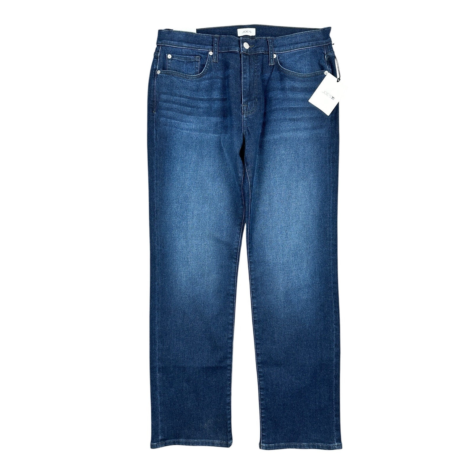 Joe's Jeans The Classic Straight 32" Inseam Milton Jeans in Milton Dark Wash Blue — Size 34