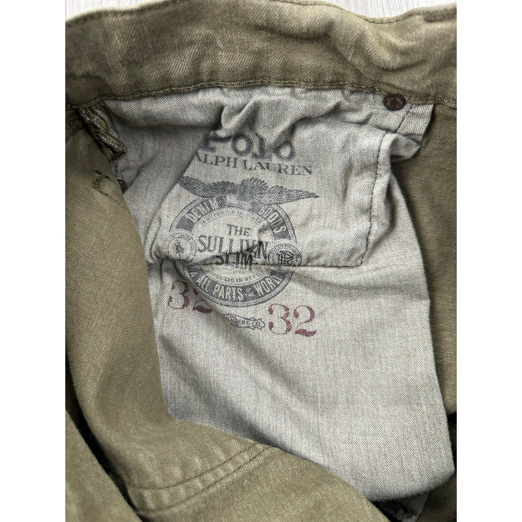 Polo Ralph Lauren The Sullivan Slim Jeans in Olive Khaki — Size 32x32 // Preowned