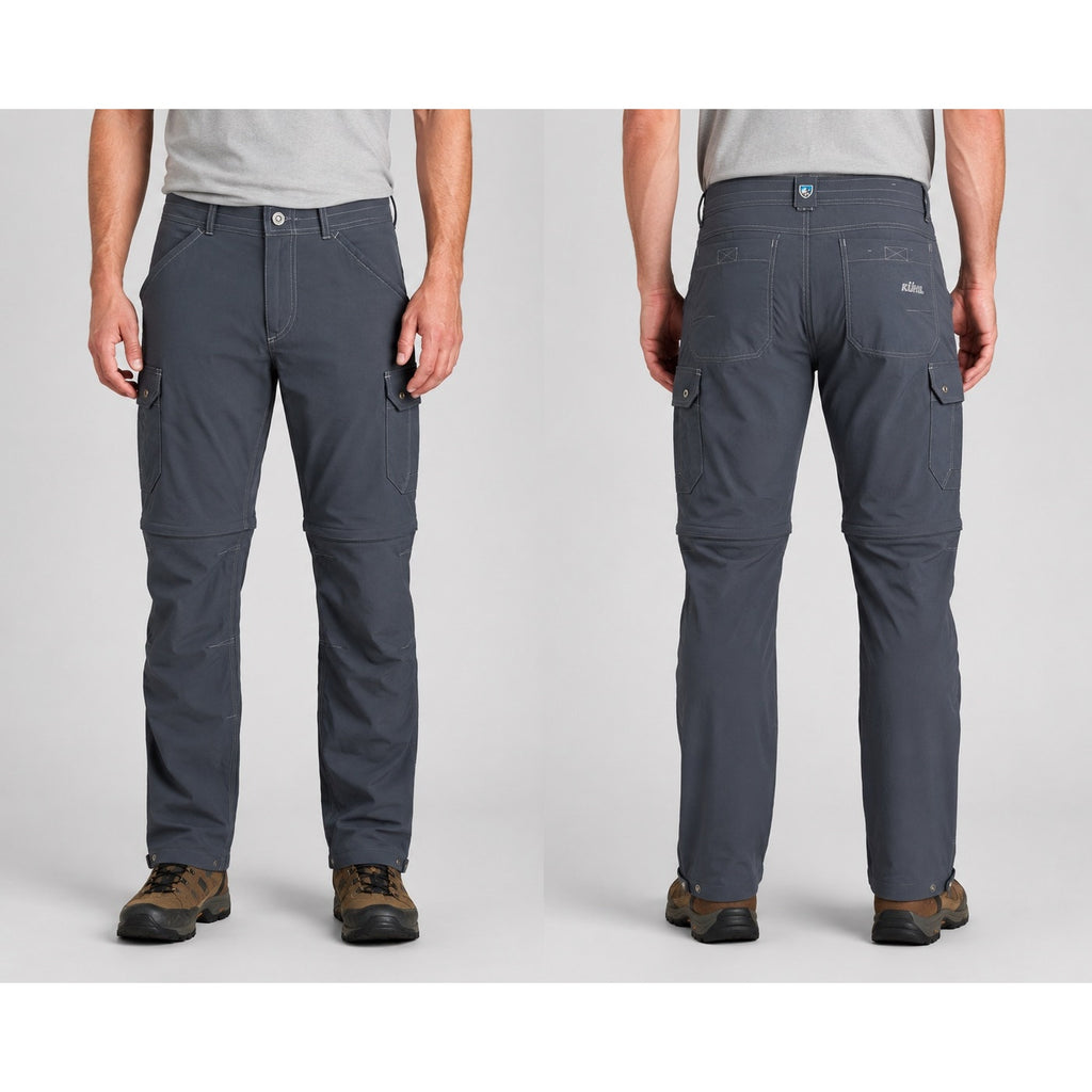 Kuhl Renegade Convertible Cargo Pants in Charcoal — Size 32x34 // Preowned