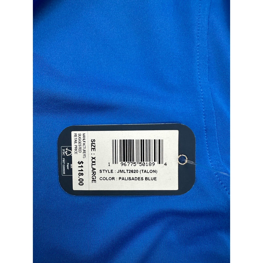 Johnnie-O Talon Featherweight Performance Hoodie in Palisades Blue — Size 2XL