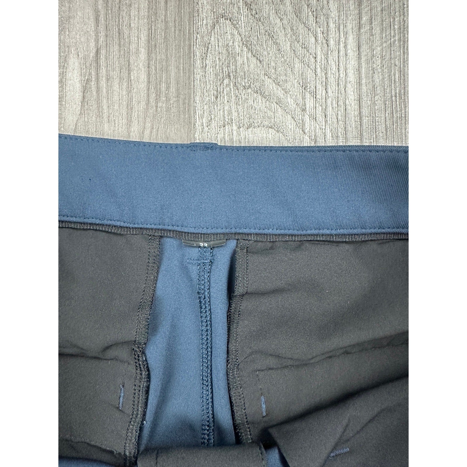 Lululemon ABC Slim Fit Warpstreme Trouser Chino Pants in Navy — Size 33 // Preowned