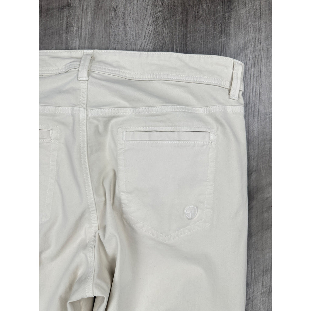 Straight Down Clemson Performance Golf Chino Pants in Light Cream — Size 36 // Preowned