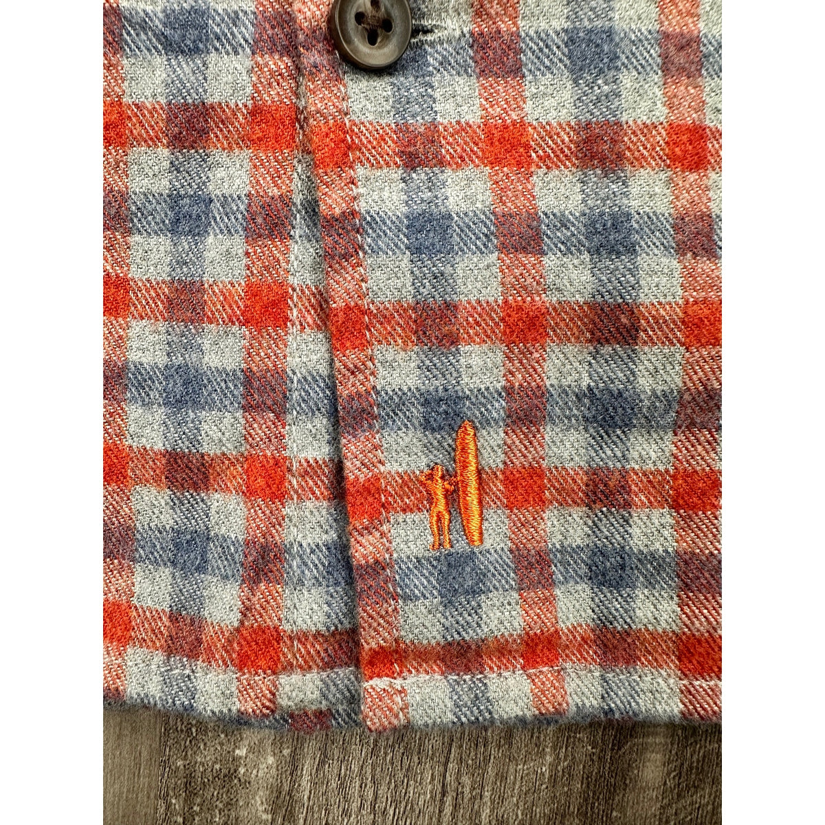Johnnie-O Dickens Check Long Sleeve Flannel Sport Shirt — Size XL // Preowned
