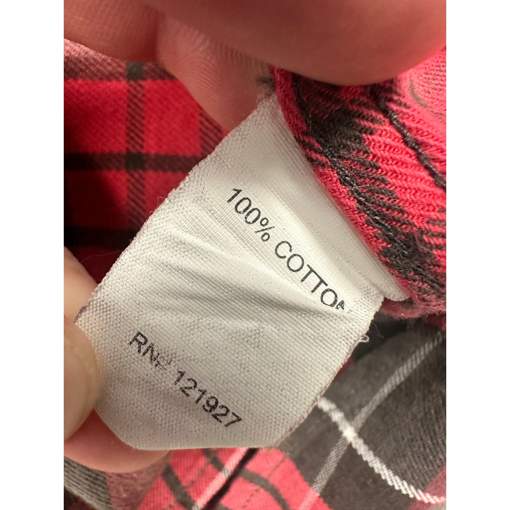 Johnnie-O Luca Flannel Plaid Long Sleeve Shirt — Size Medium // Preowned