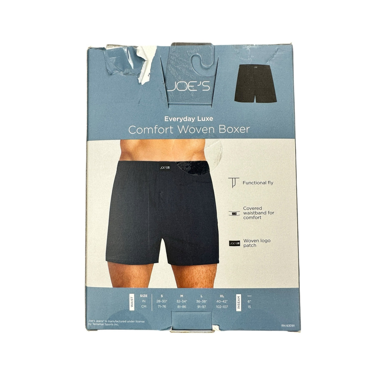 Joe's Jeans Everyday Luxe Comfort Woven Boxers - 3 Pack — Size Large