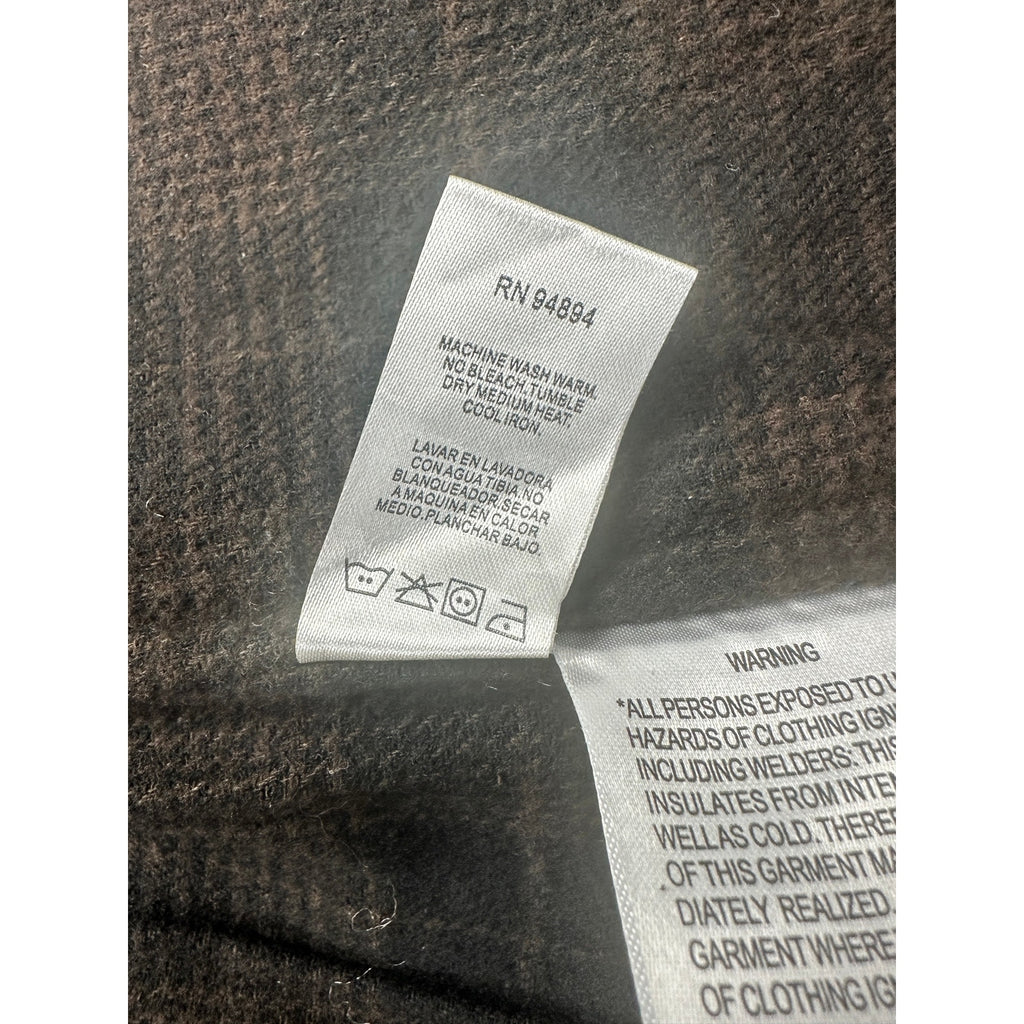 Rafter-C Boys' Camel with Chocolate Brown Yokes Quilted Western Vest — Size Boys XL