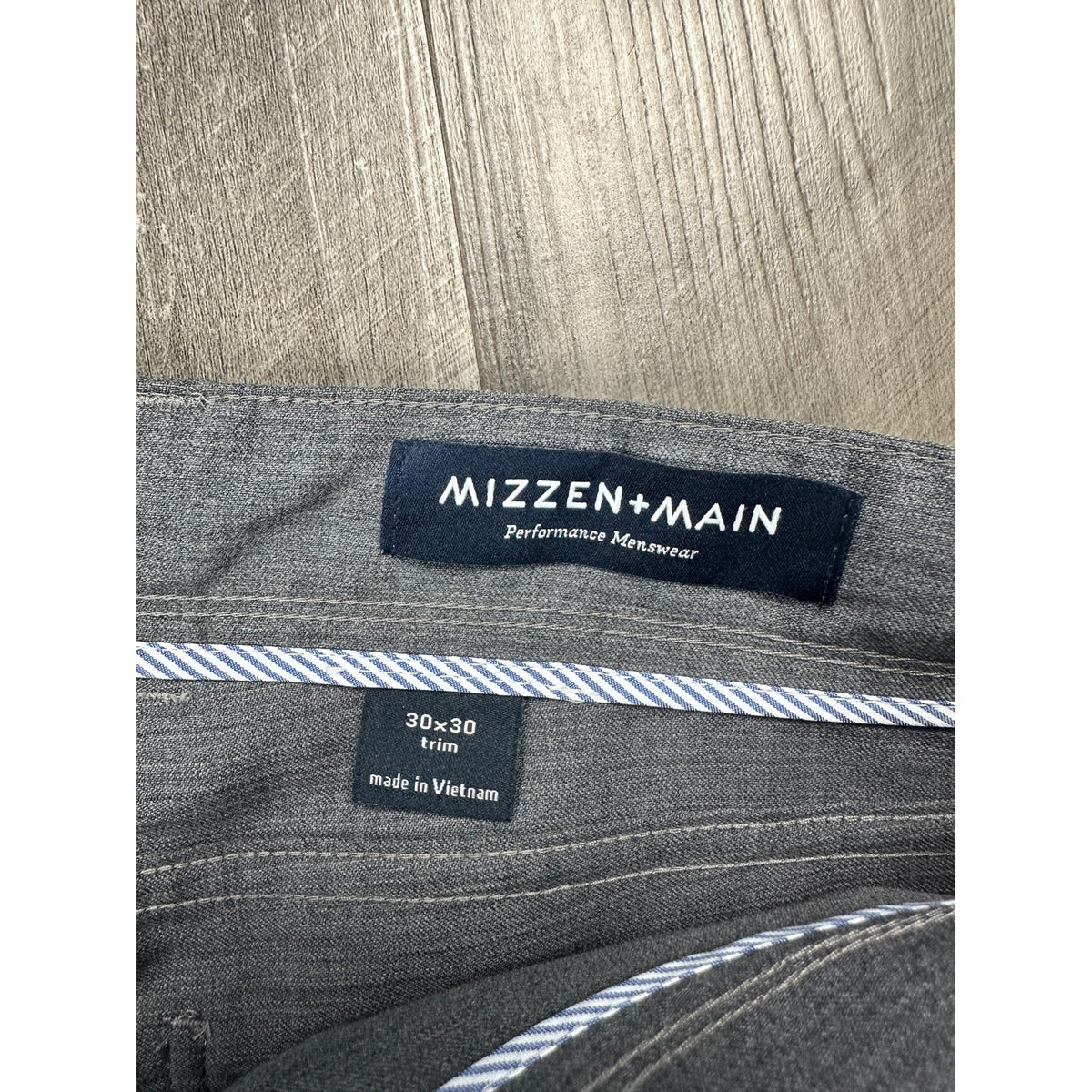 Mizzen+Main Grant Trim Fit 5 Pocket Pants — Size 30x30