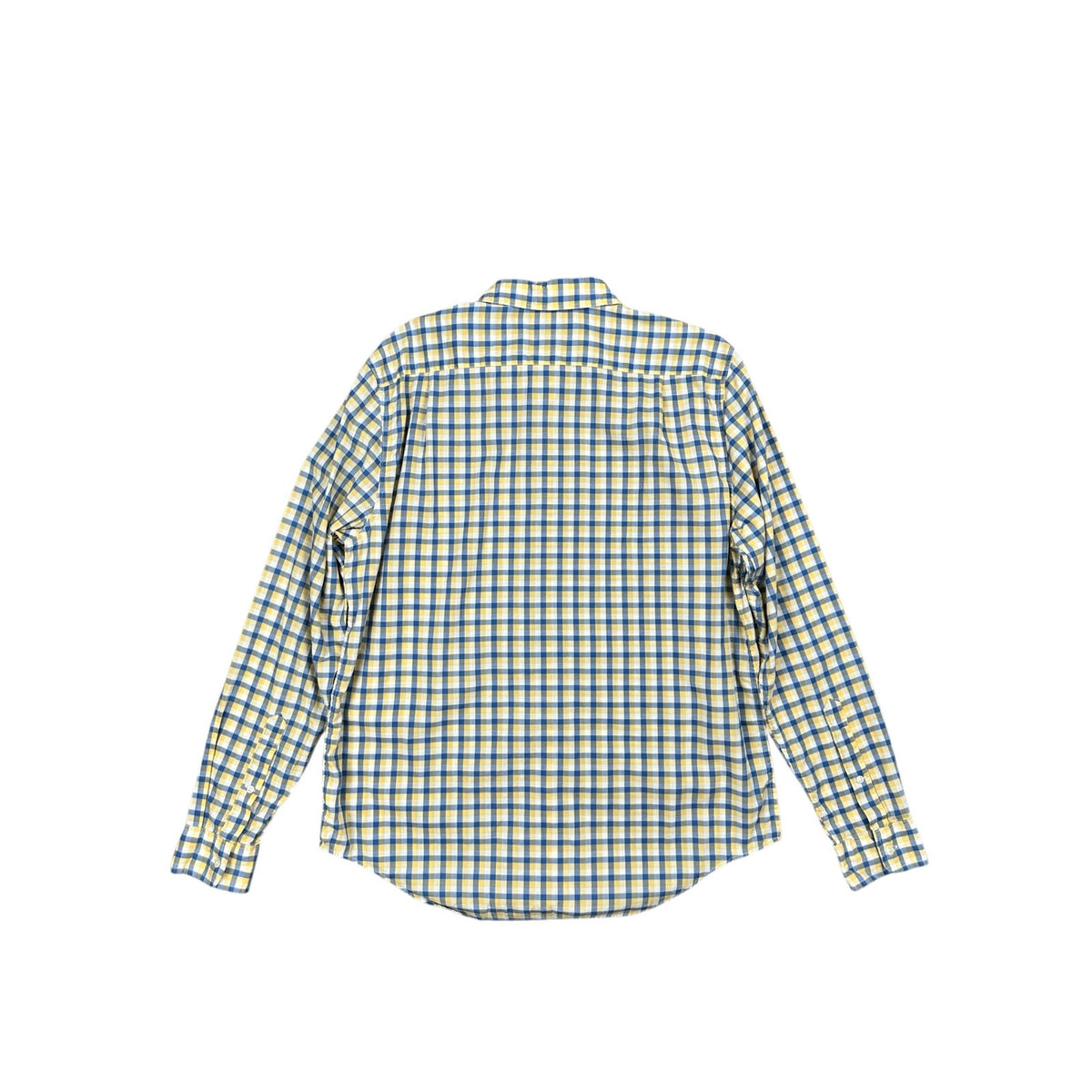Lacoste Regular Fit Poplin Check Long Sleeve Shirt — Size 42 (Large) // Preowned
