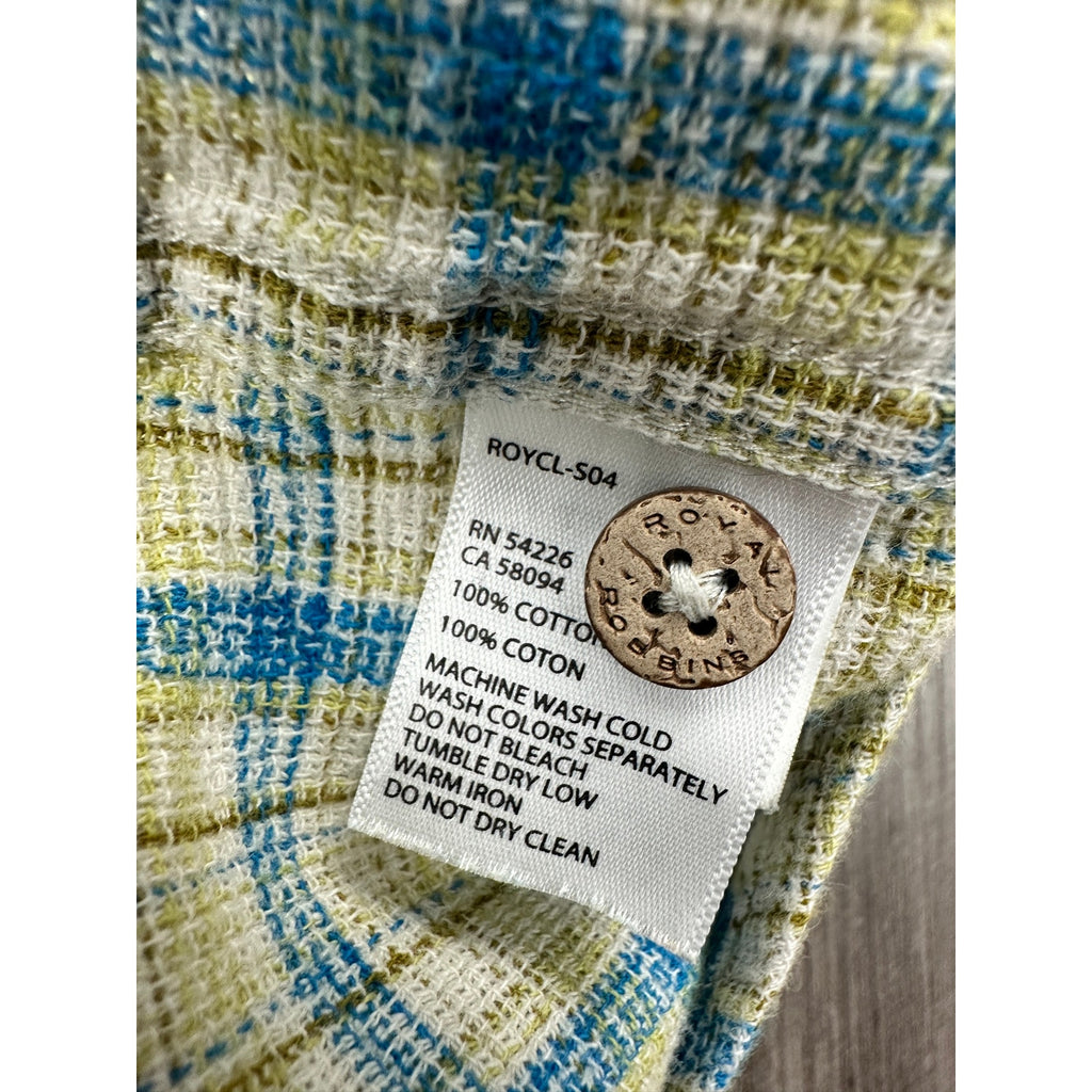 Royal Robbins Relaxed Fit Cool Mesh Eco Plaid Short Sleeve Shirt — Size 2XL // Preowned