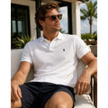 Polo Ralph Lauren Mesh Knit Polo in White — Size Large // Preowned