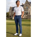 FootJoy FJ Athletic Fit 5-Pocket Performance Golf Pant in Navy — 38x32