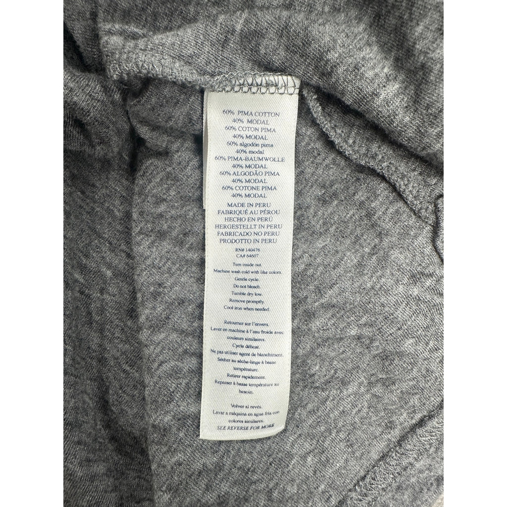 Faherty Cloud Cotton Polo in Heather Gray — Size XL // Preowned