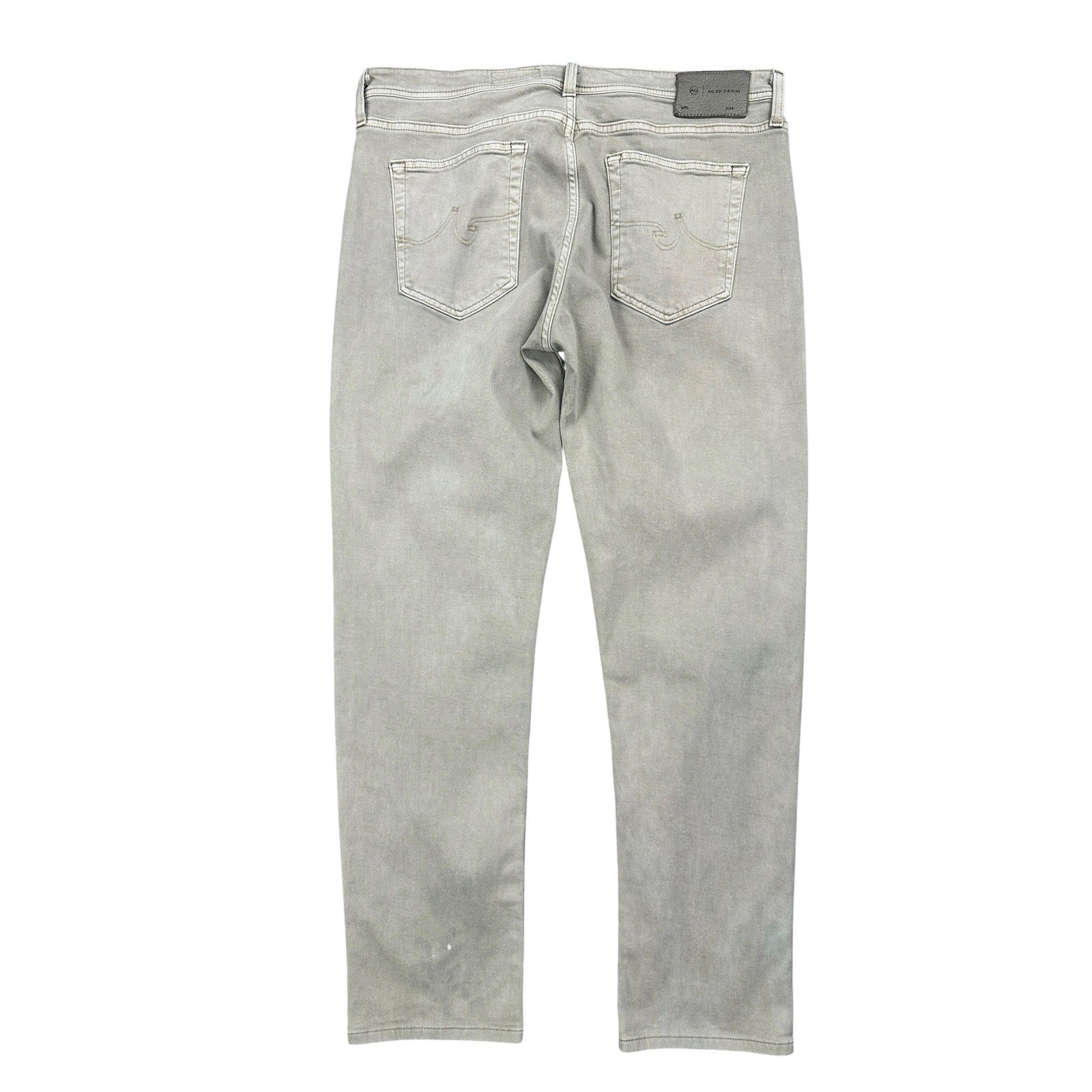 AG Adriano Goldschmied AG-ED Denim Tellis Modern Slim Jeans in Beige Khaki — Size 36x32 // Preowned