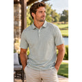 Onward Reserve Echo Stripe Short Sleeve Performance Polo — Size Large // Preowned