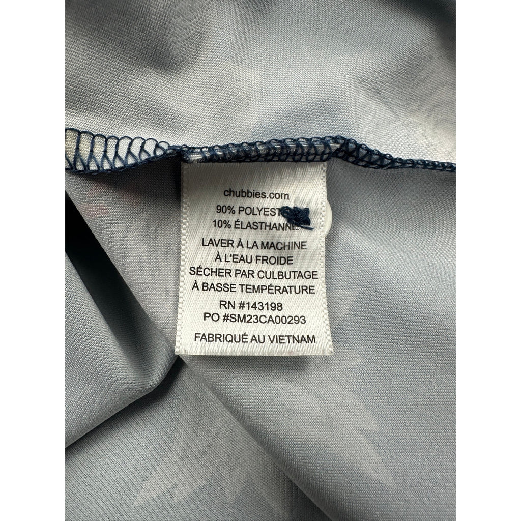 Chubbies The Bird Eye Blind USA Performance Polo in Navy — Size XL // Preowned