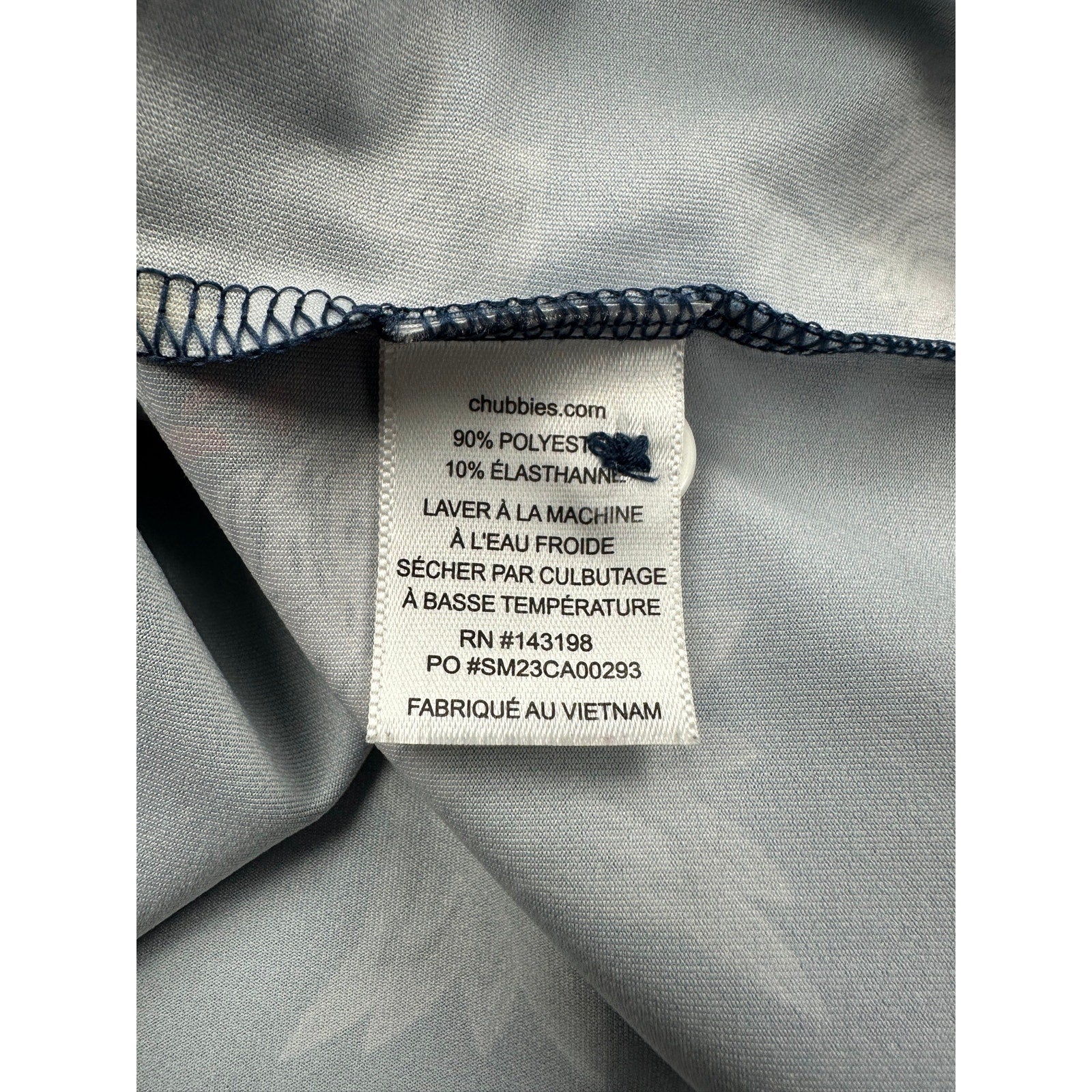 Chubbies The Bird Eye Blind USA Performance Polo in Navy — Size XL // Preowned