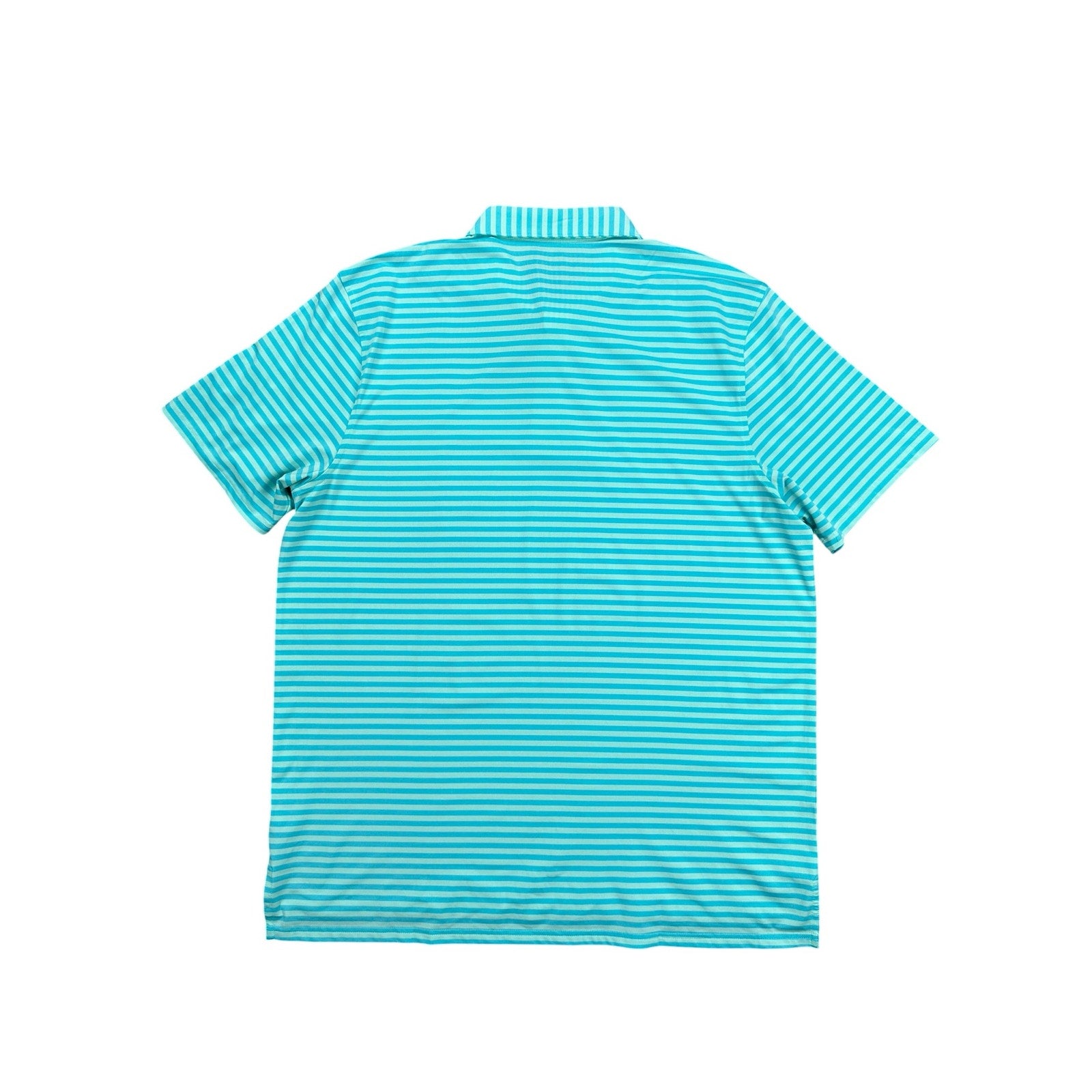 Southern Tide Driver Performance Stretch Striped Polo in Sea Blue — Size 2XL // Preowned
