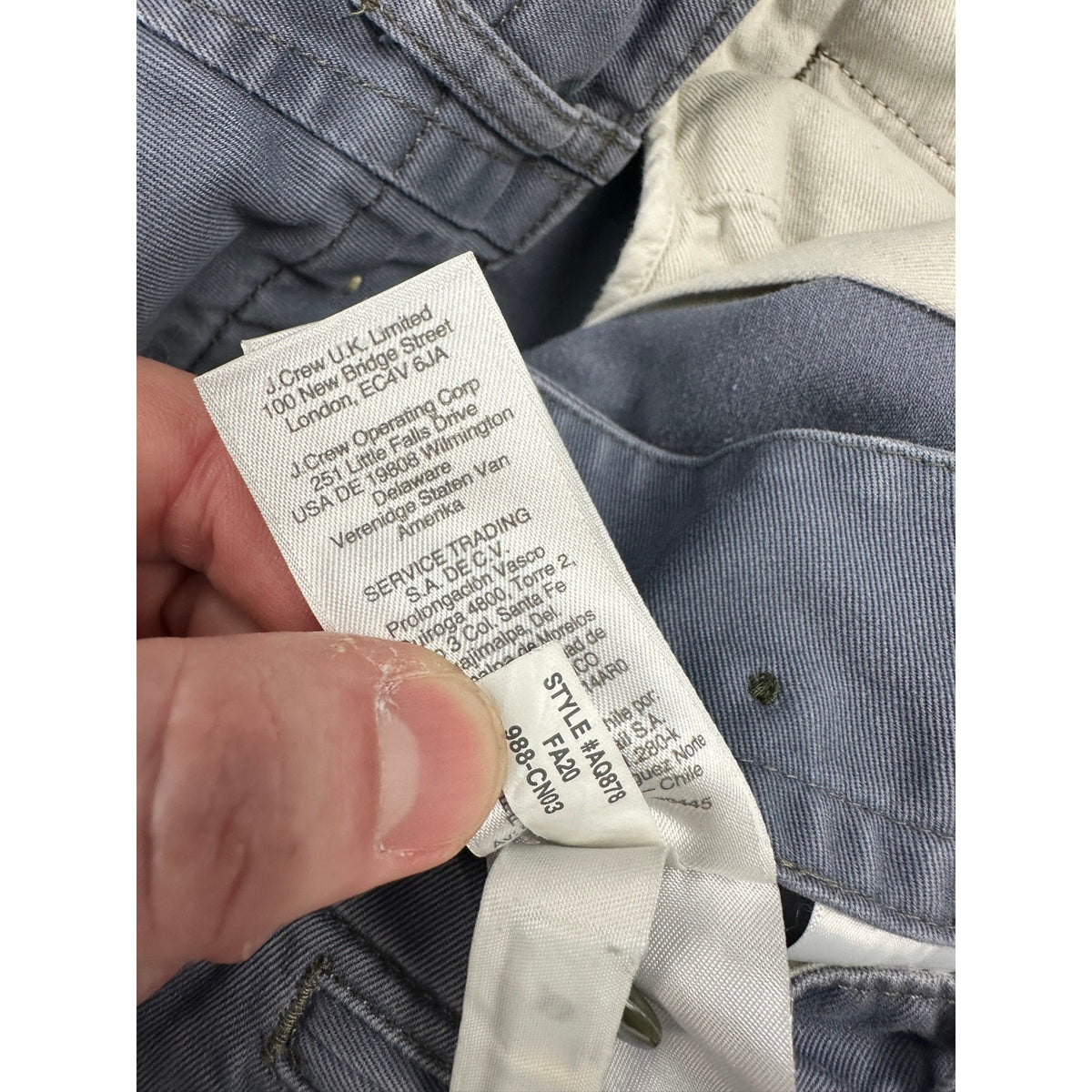 Wallace & Barnes Slim Fit Military Officer's Chino Pants — Size 33 // Preowned