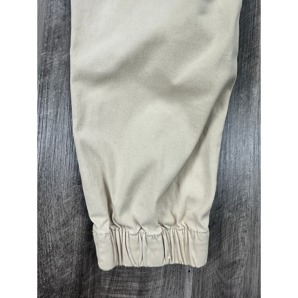 Bear Bottom Stretch Chino Jogger Pants in Tan — Size Large // Preowned