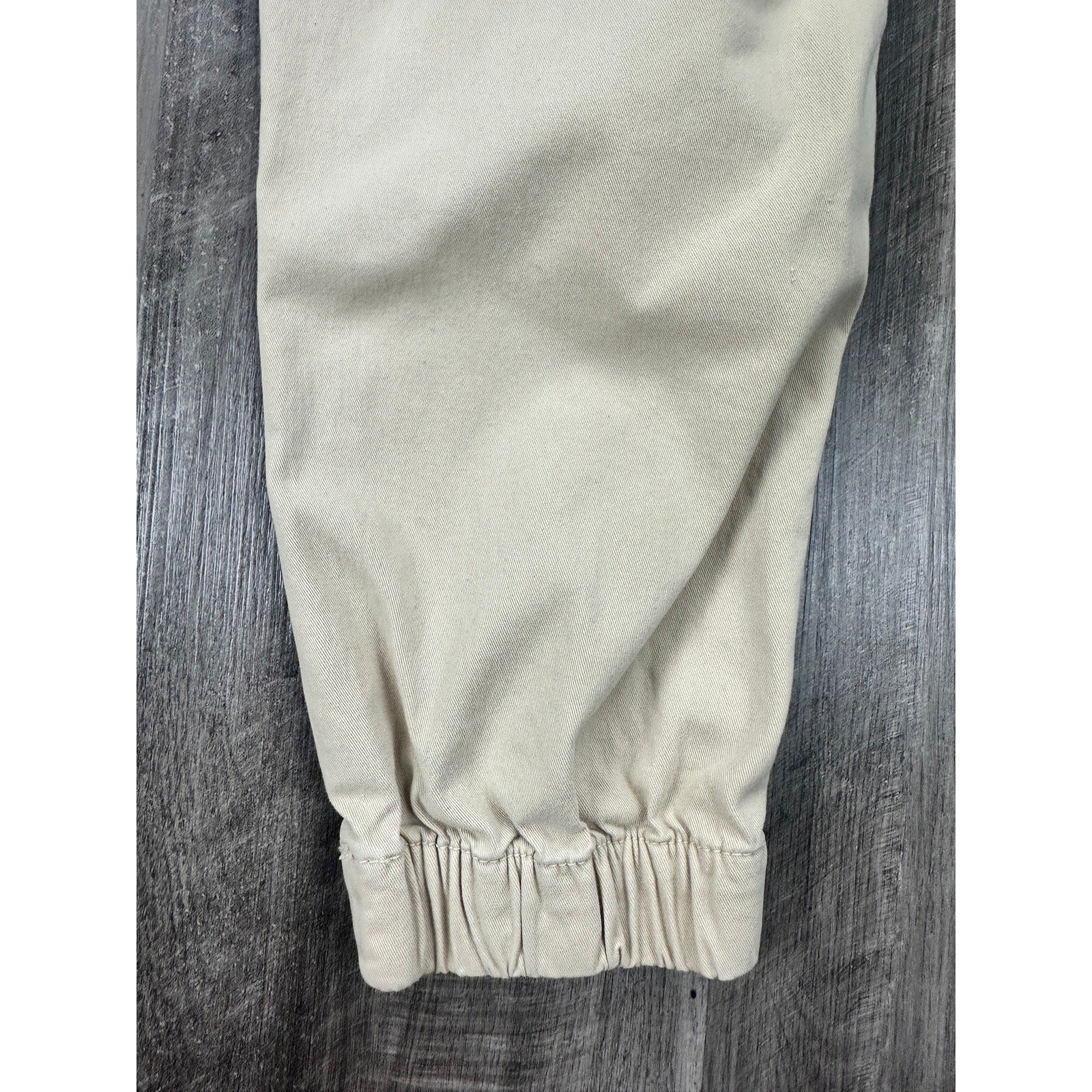 Bear Bottom Stretch Chino Jogger Pants in Tan — Size Large // Preowned