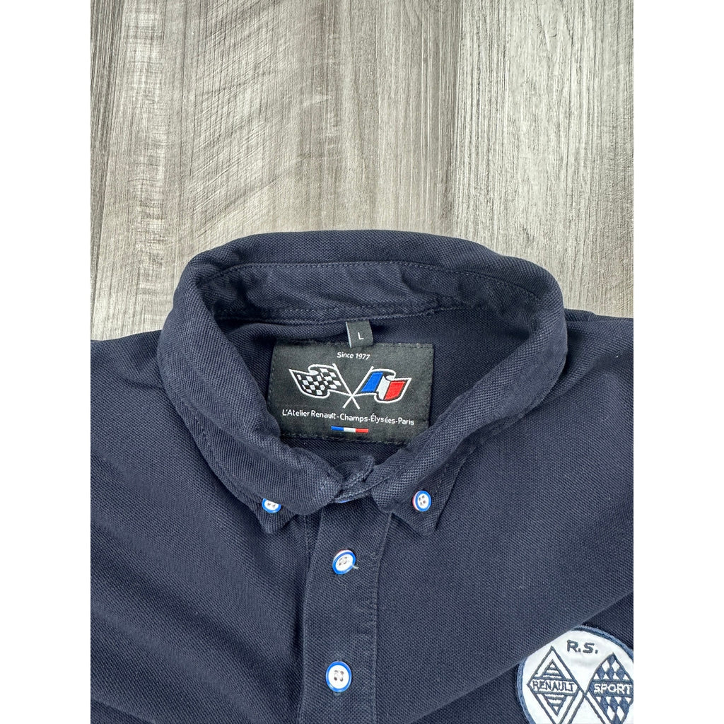 L'Atelier Renault Renault Sport 1977 Polo in Navy — Size Large // Preowned