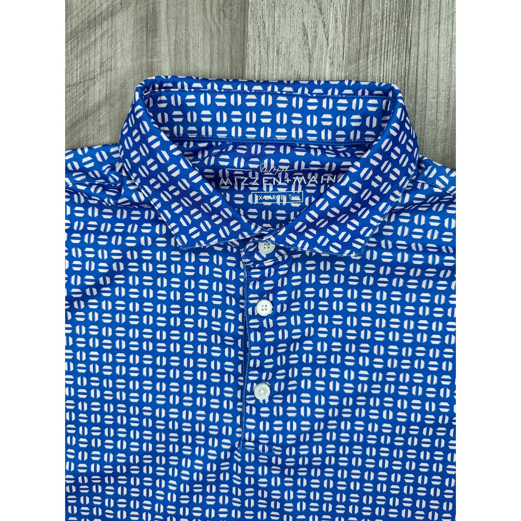Mizzen+Main Phil Mickelson Trim Golf Polo — Size 2XL // Preowned