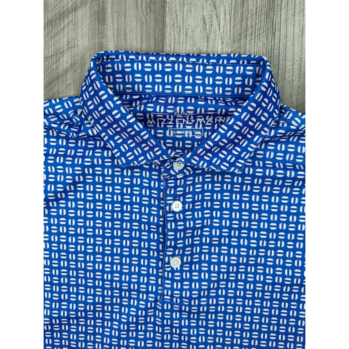 Mizzen+Main Phil Mickelson Trim Golf Polo — Size 2XL // Preowned