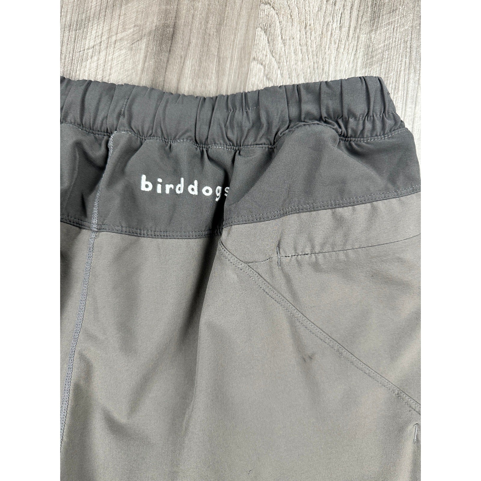 Birddogs Lined Classic Gym Shorts in Gray — Size Large // Preowned
