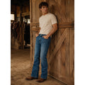 Wrangler Retro Slim Boot Cut Jean in Blue — Size 36x30 // Preowned