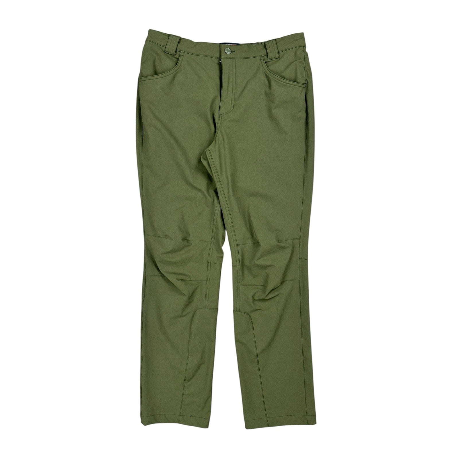 Burlebo Challenger Performance Stretch Pants Olive Green — Medium
