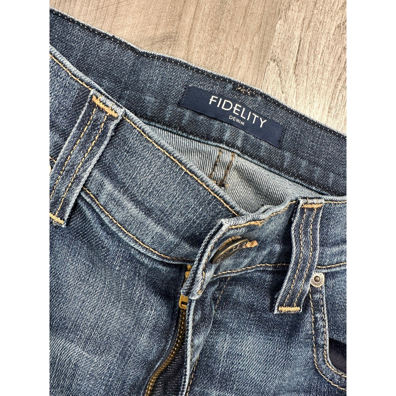 Fidelity Vantage Slim Skinny Jeans Exile Vintage Blue — Size 30