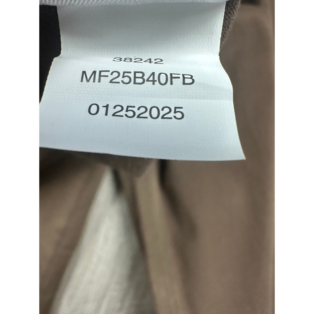 Peter Millar Signature Sateen 5 Pocket Chino Pants in French Press Brown — Size 42x34