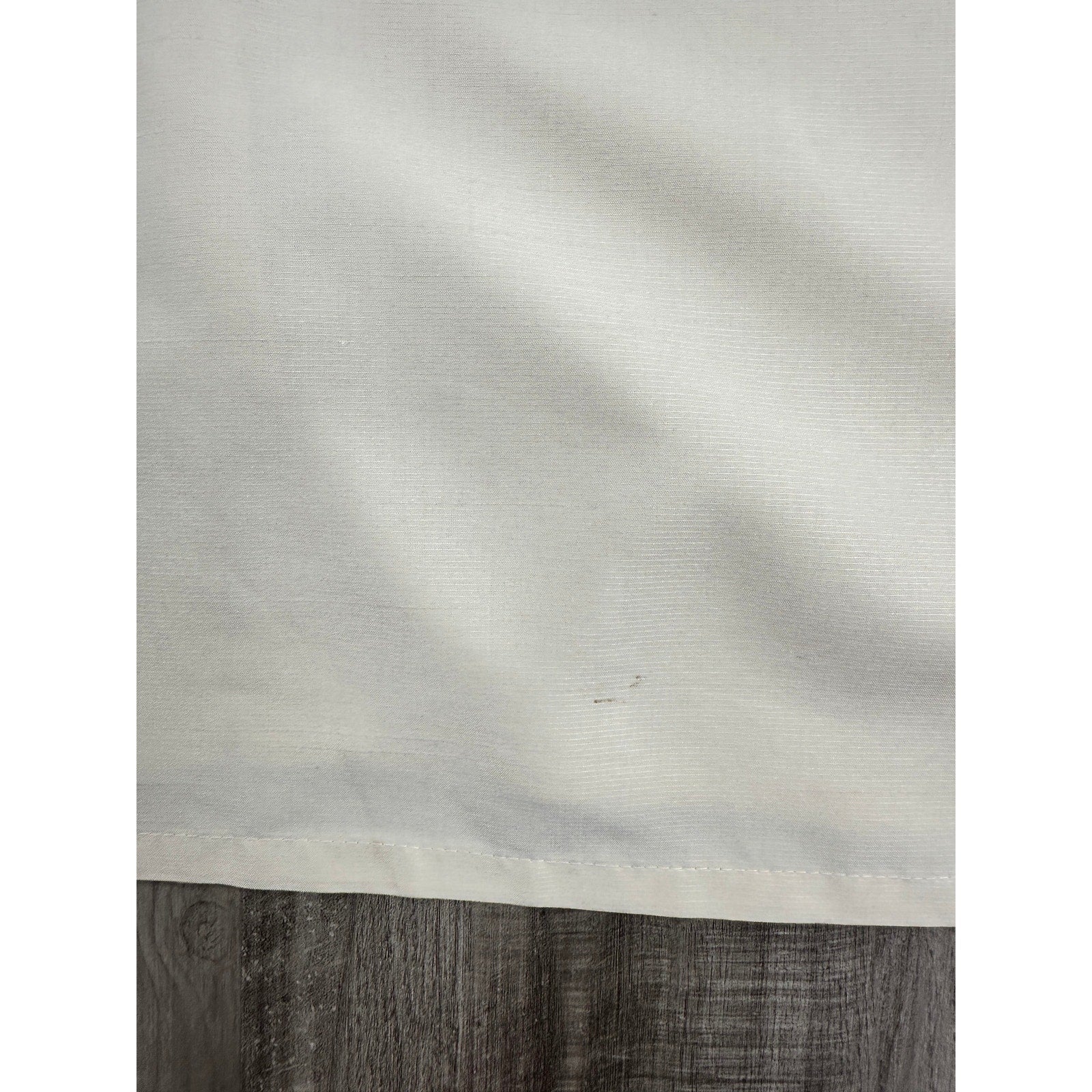 Bamboo Cay Hawaiian Tropical Palms Short Sleeve Button Down in Cream — Size L // Preowned