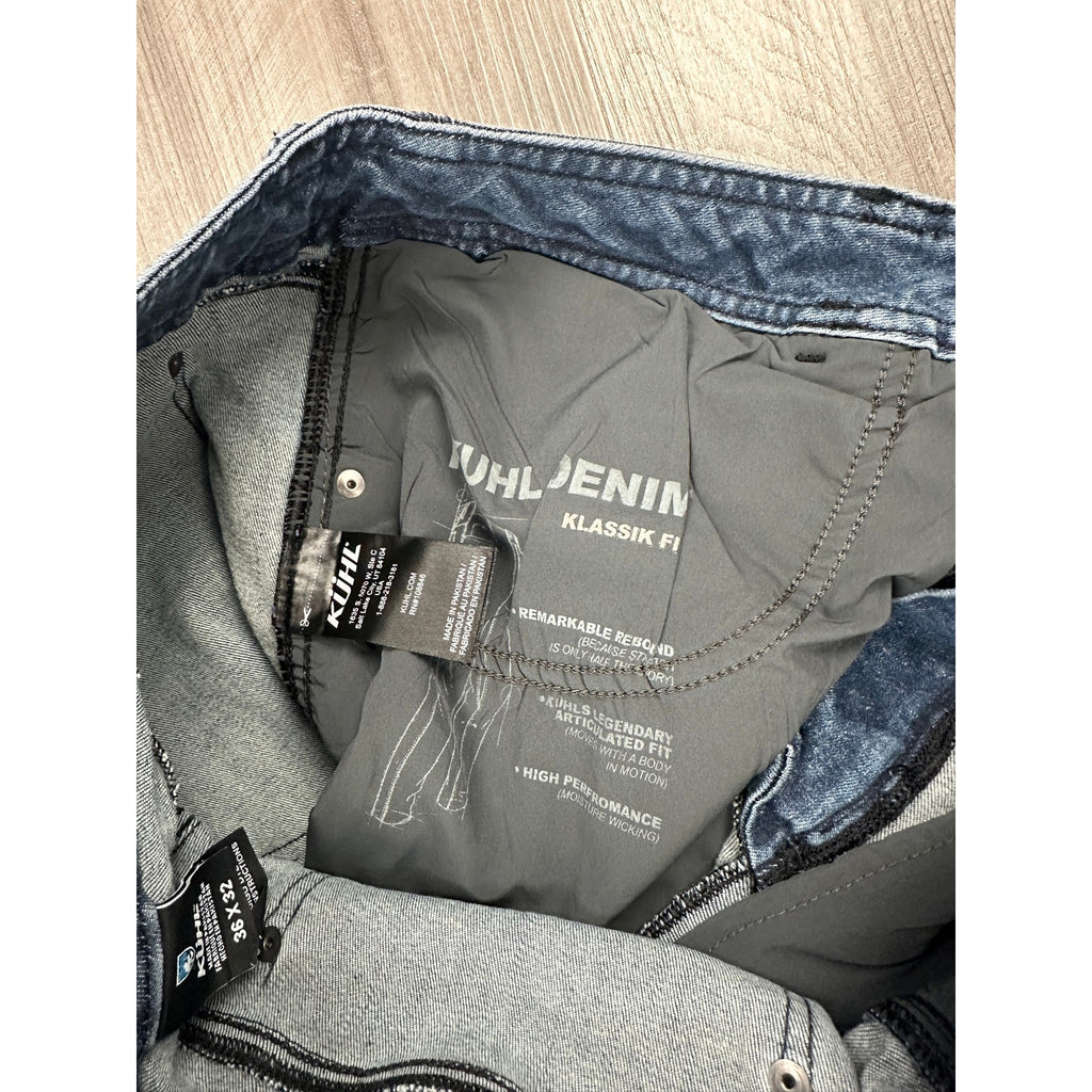 Kuhl Klassic Fit Kuhl Denim Jeans in Blue — Size 36x32 // Preowned
