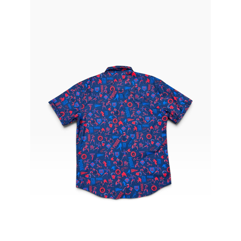 RSVLTS x National Baseball Hall of Fame Texas Rangers Ivan "Pudge" Rodriguez Shirt in Navy, Blue, Red — Size XL // Preowned