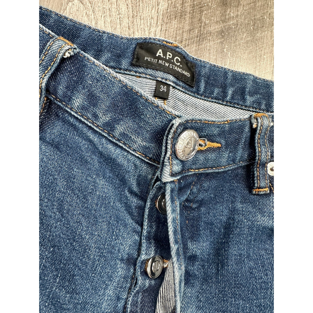 A.P.C. Petit New Standard Modern Slim Straight Jeans — Size 34 // Preowned