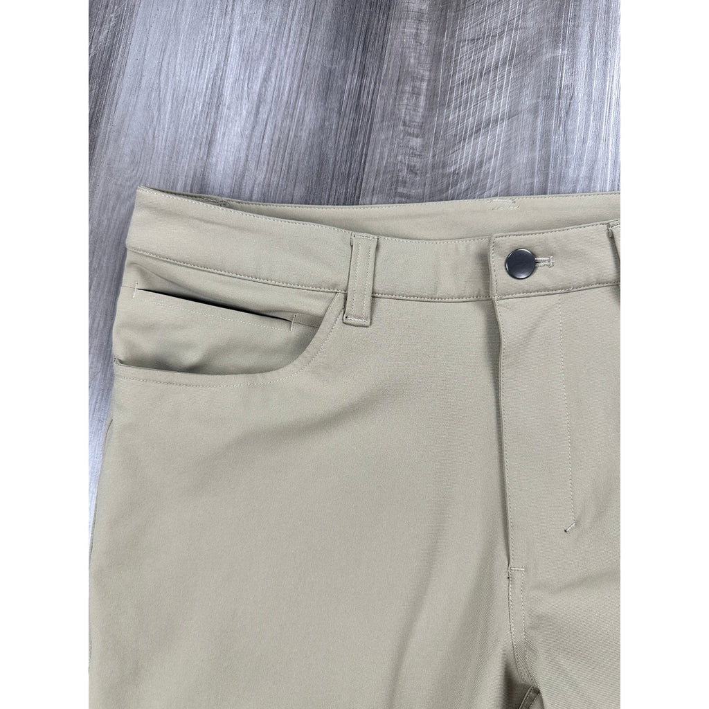 Lululemon ABC Slim Fit Warpstreme 5 Pocket Pants in Tan — Size 32 // Preowned