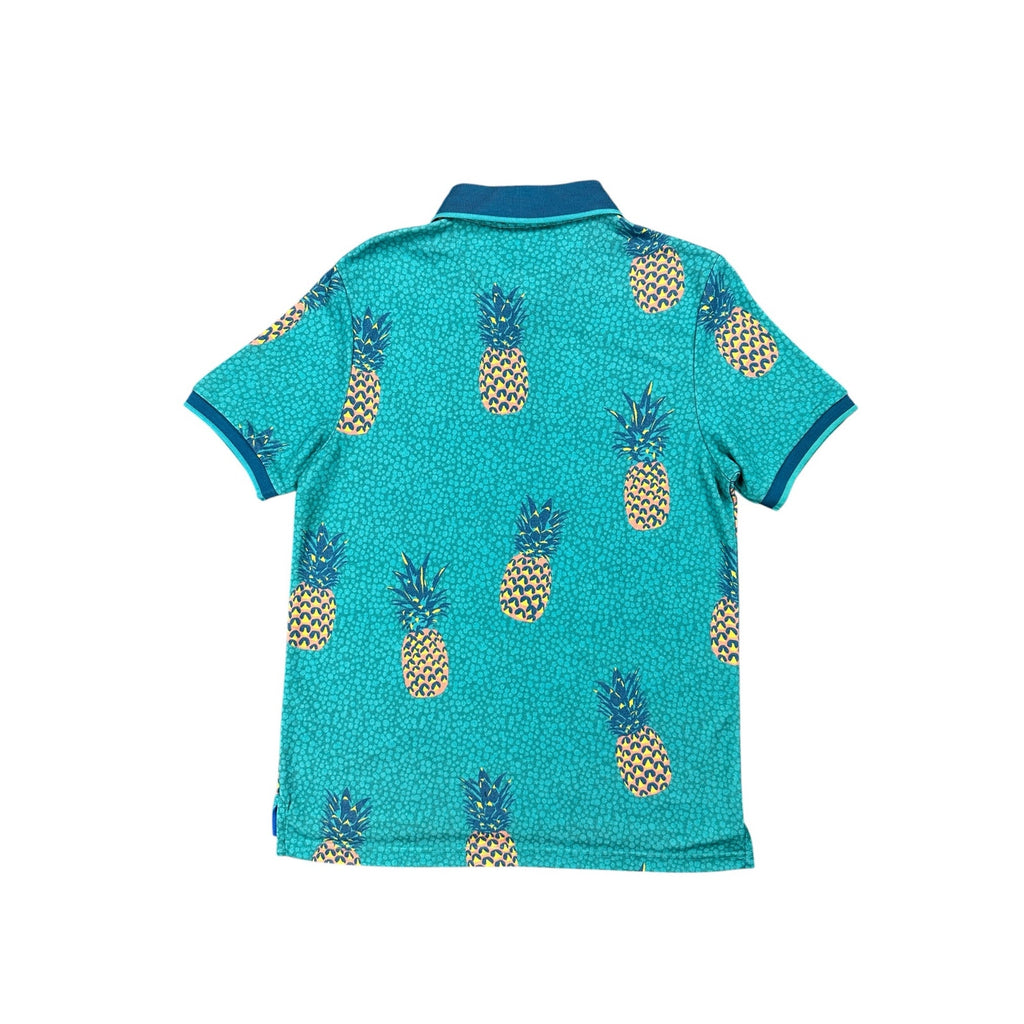 Chubbies The Green Giant Pineapple Pique Polo — Size Small