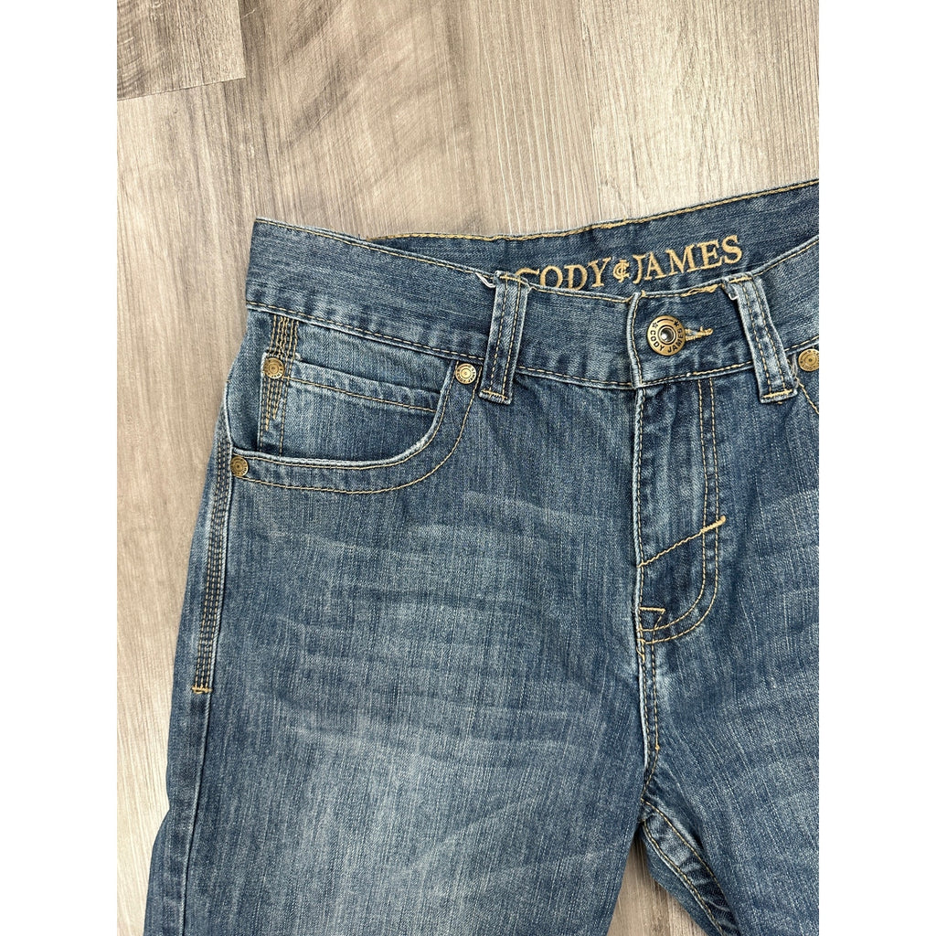 Cody James Light River Bank Stretch Straight Boot Cut Jeans — Size 29x34 // Preowned