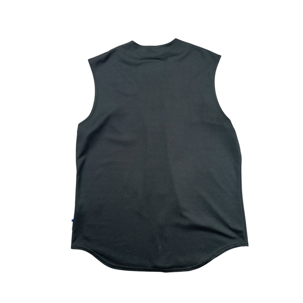 Majestic Texas Rangers Cool Base Blackout Sleeveless Mesh Jersey — Size L